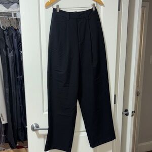 Elegant Black Wide Leg Pants